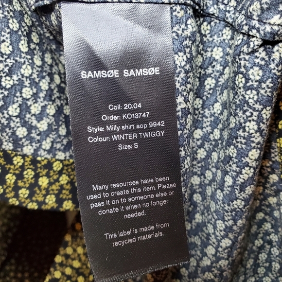 Samsoe Samsoe Molly Shirt- S - Picture 10 of 10